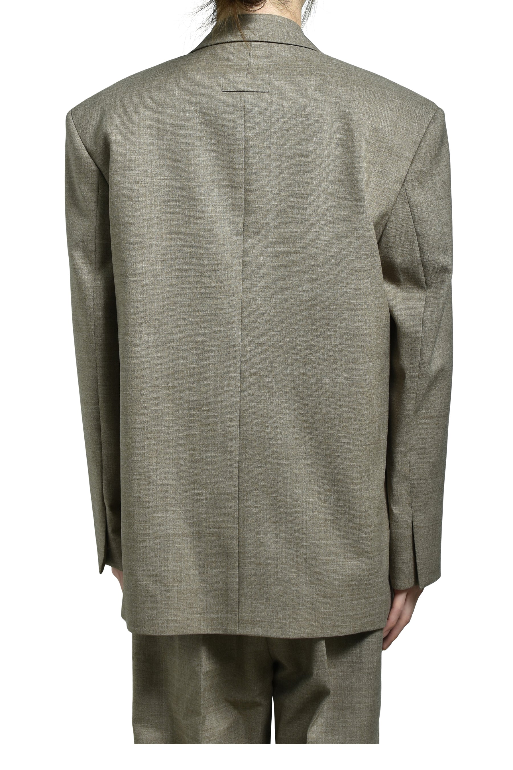 SINGLE BREASTED BLAZER / DUNE PEARL