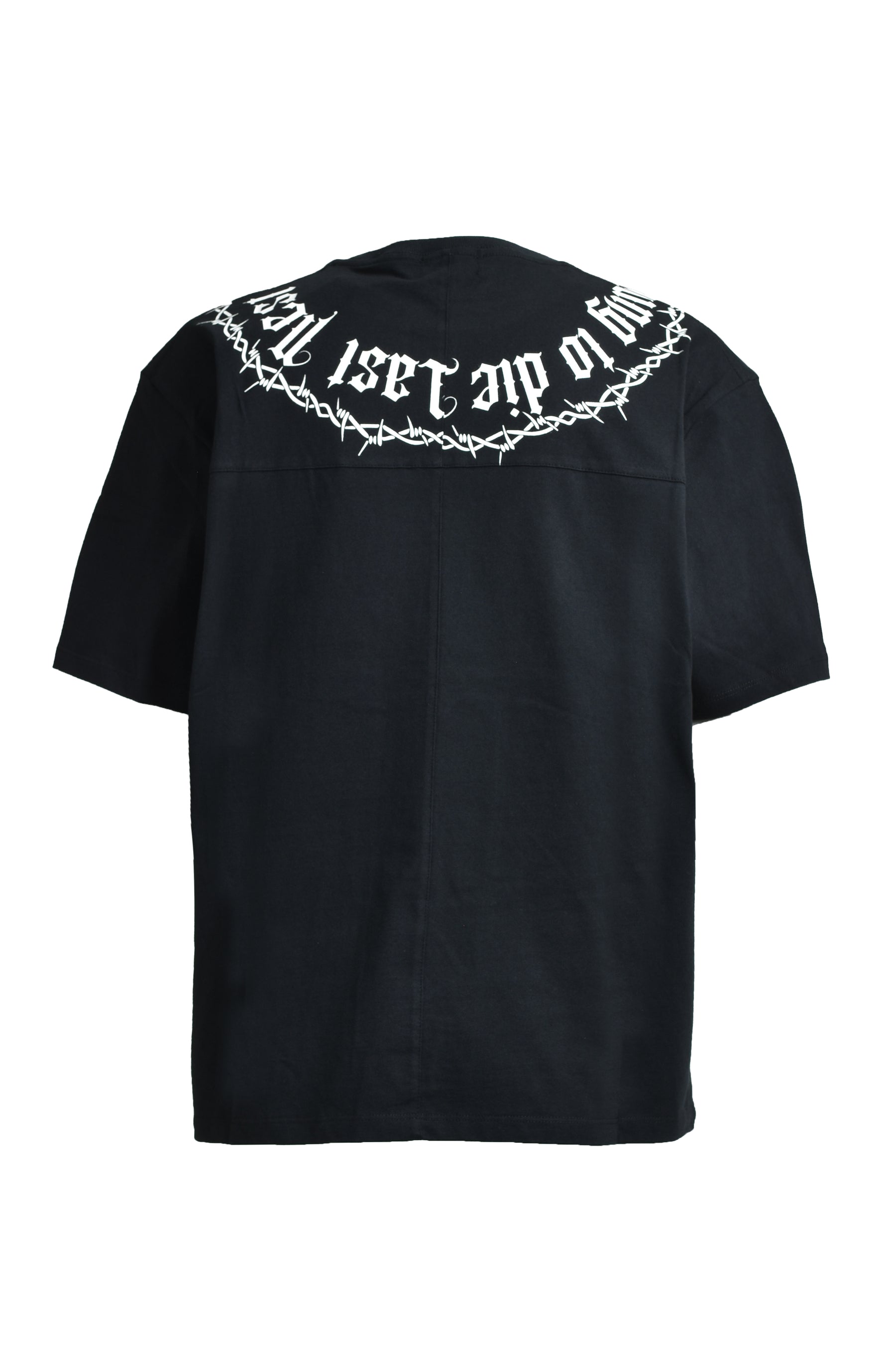 BARBED WIRE T-SHIRTS / BLK