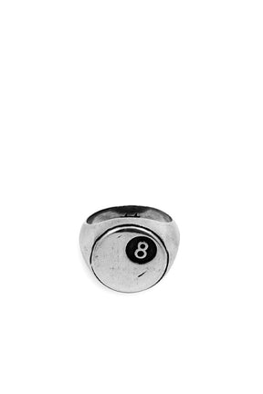 8 BALL RING / SIL