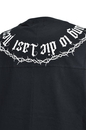 BARBED WIRE T-SHIRTS / BLK