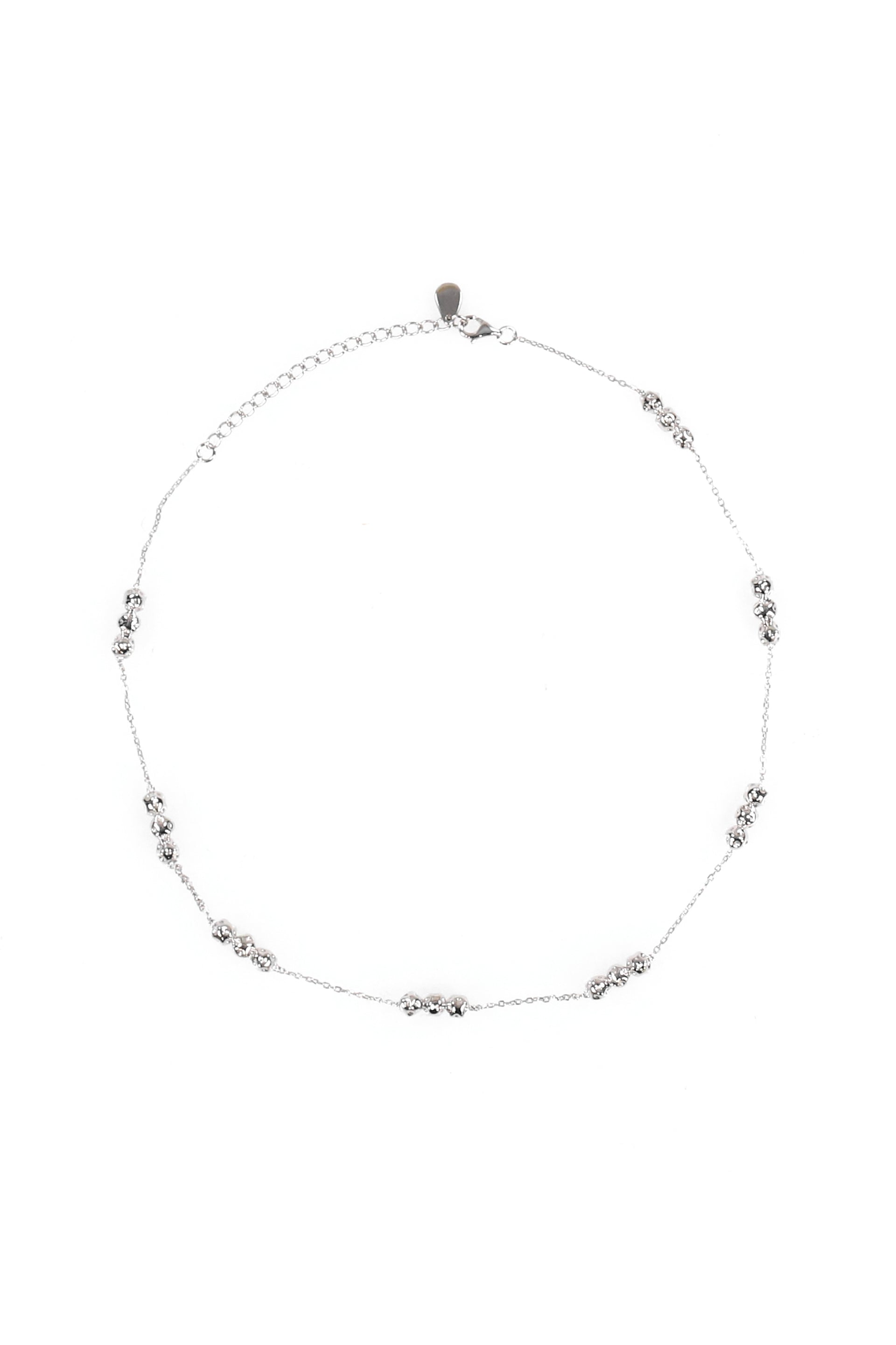Le Mandorle MINI TRIPLE BOX NECKLACE / SIL
