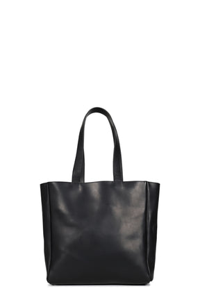 TOTE BAG / GUIDI VITELLO FIORE / BLK
