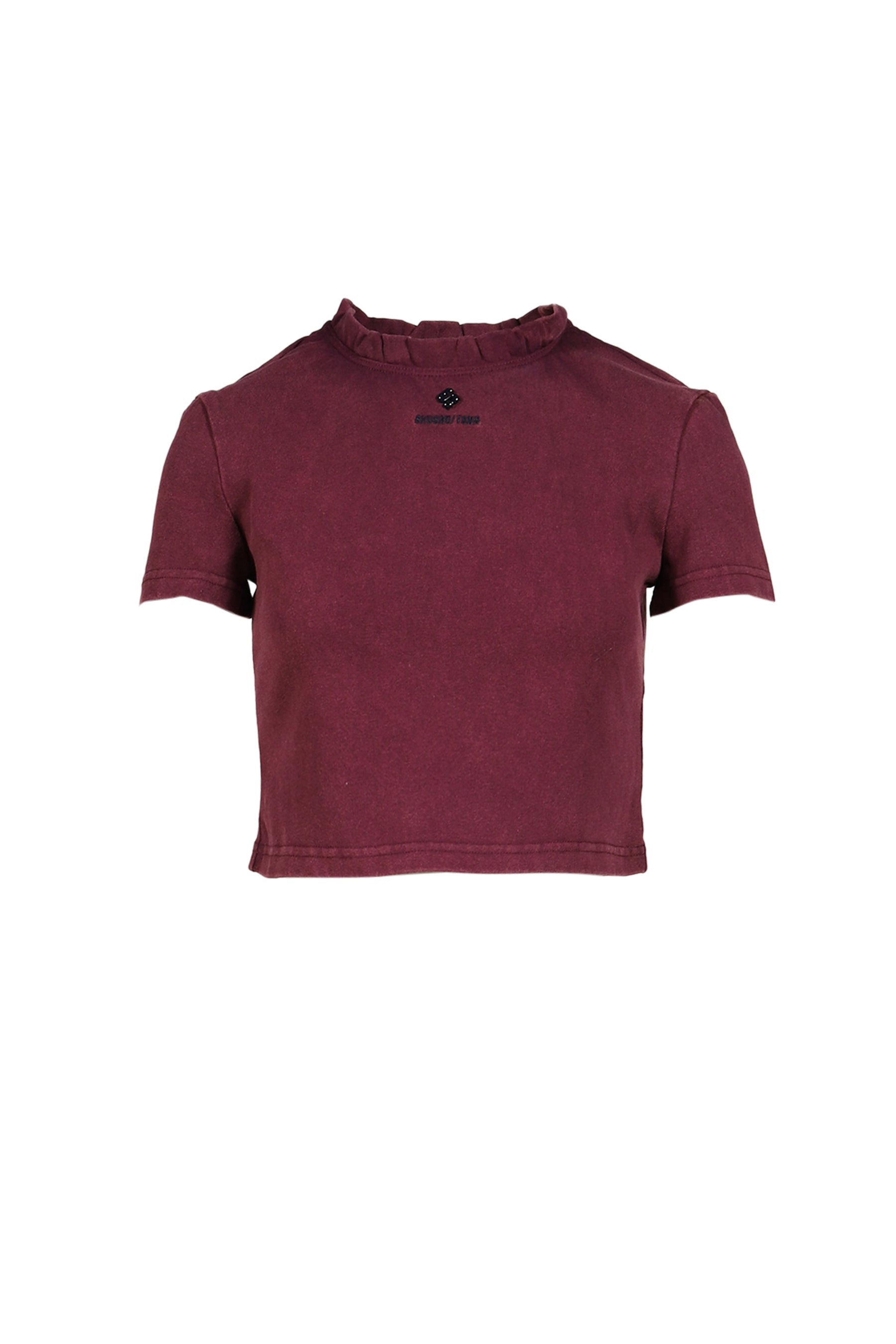 SHUSHU TONG シュシュトン SS26 WAVE LACE COLLAR T-SHIRT / PRP