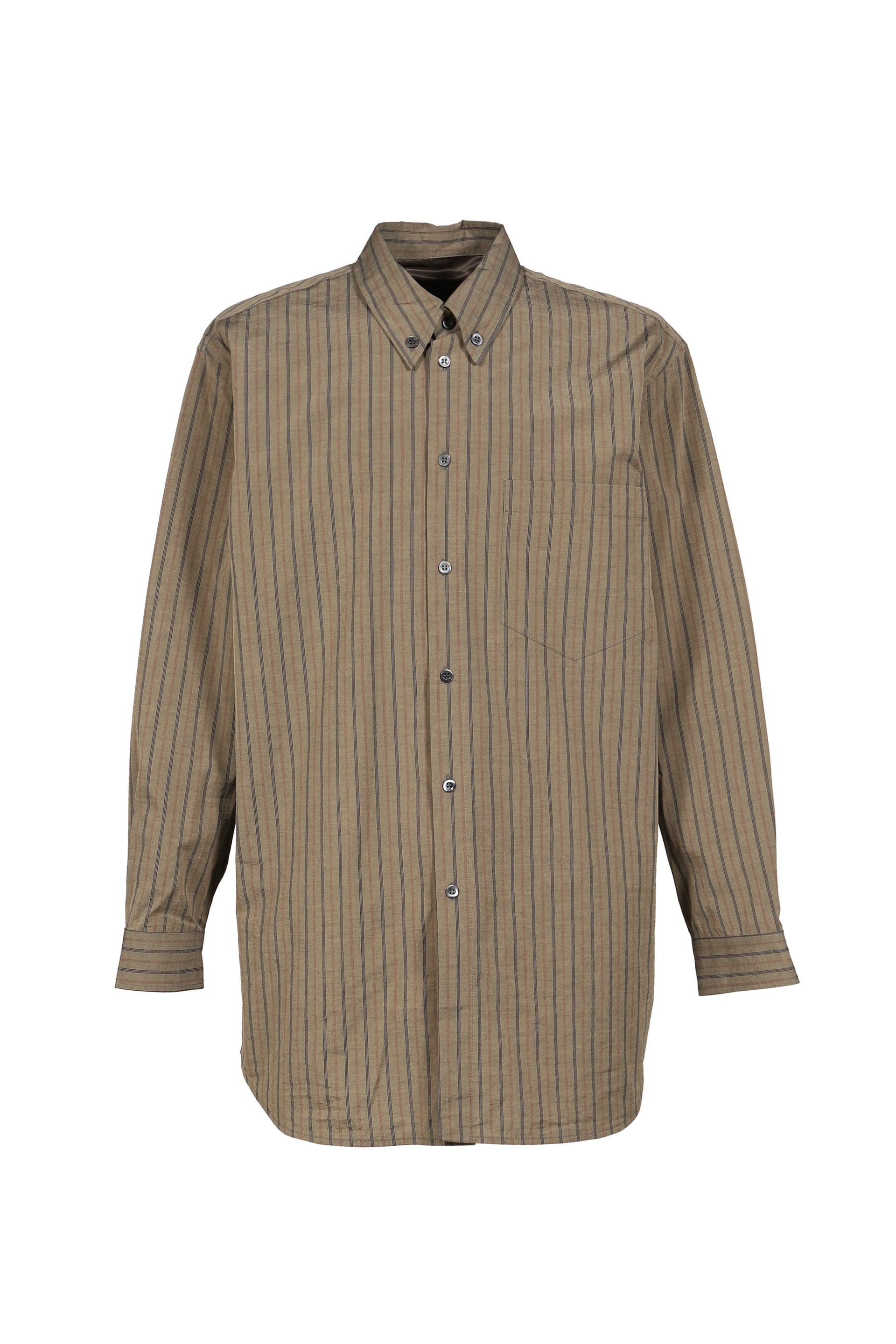 MOLETTO OVERSHIRT / PIN STRIPE FANGO