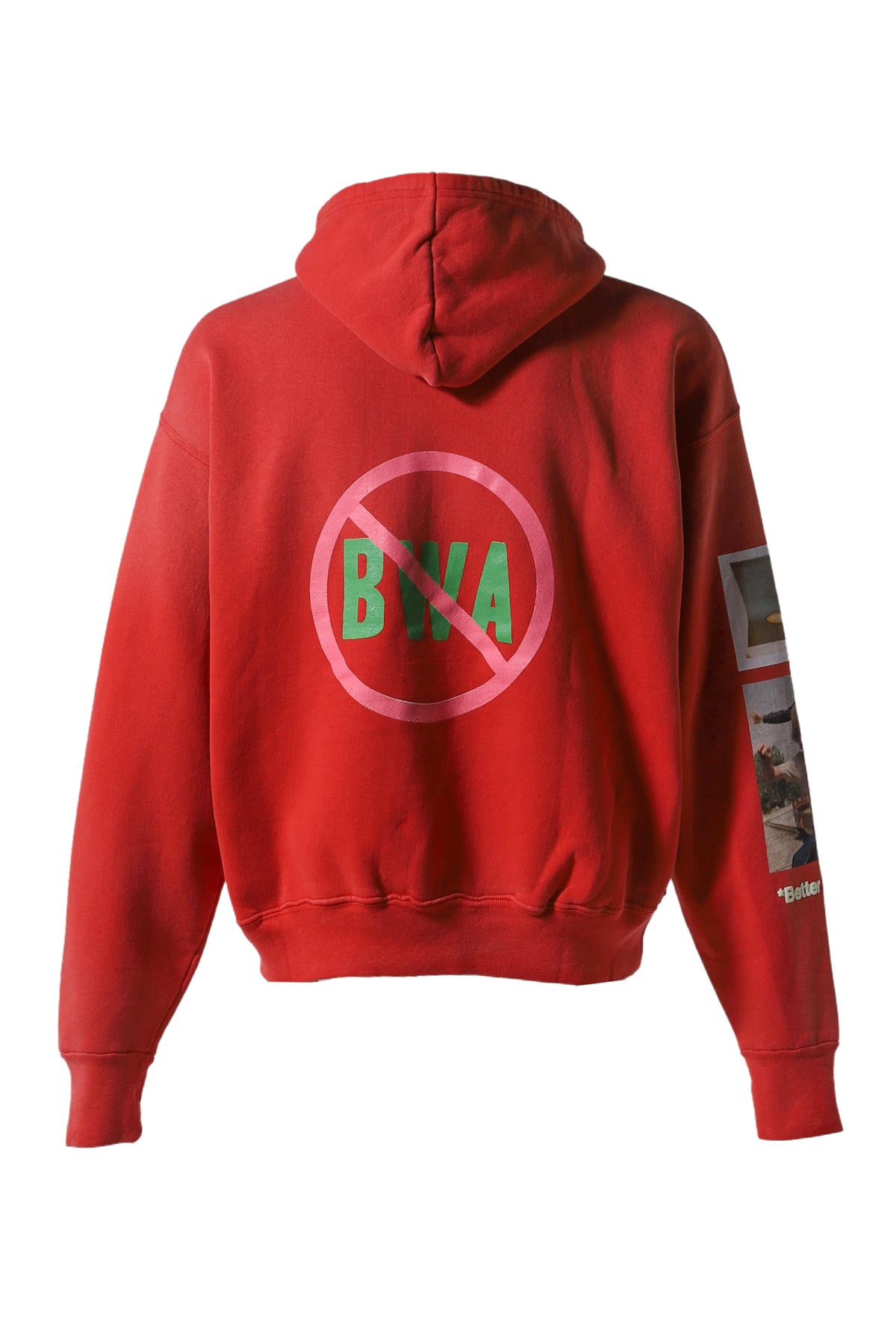 PROTEST ART HOODIE / FADED RED