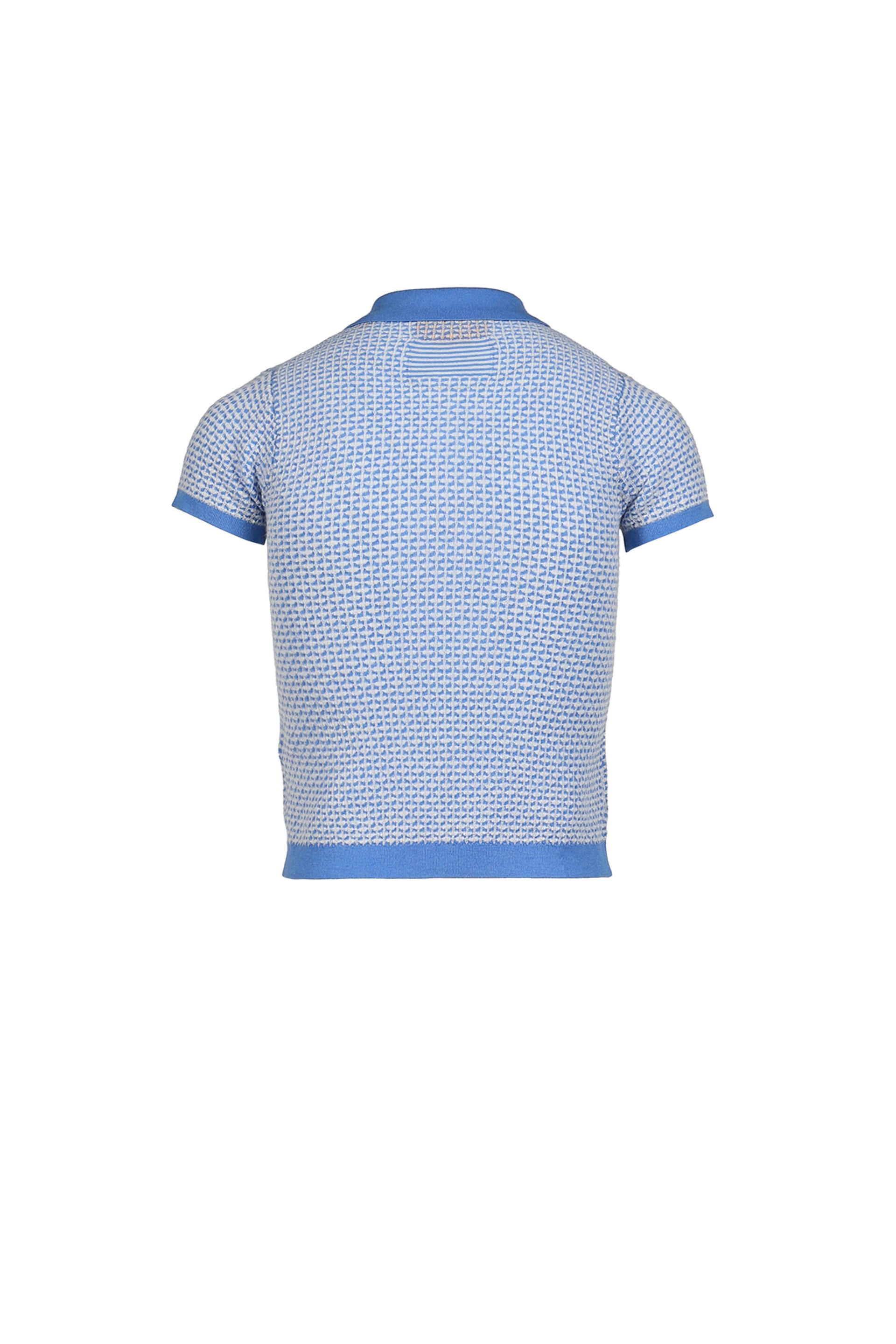 PIQUE SHRUNKEN POLO / BLUE