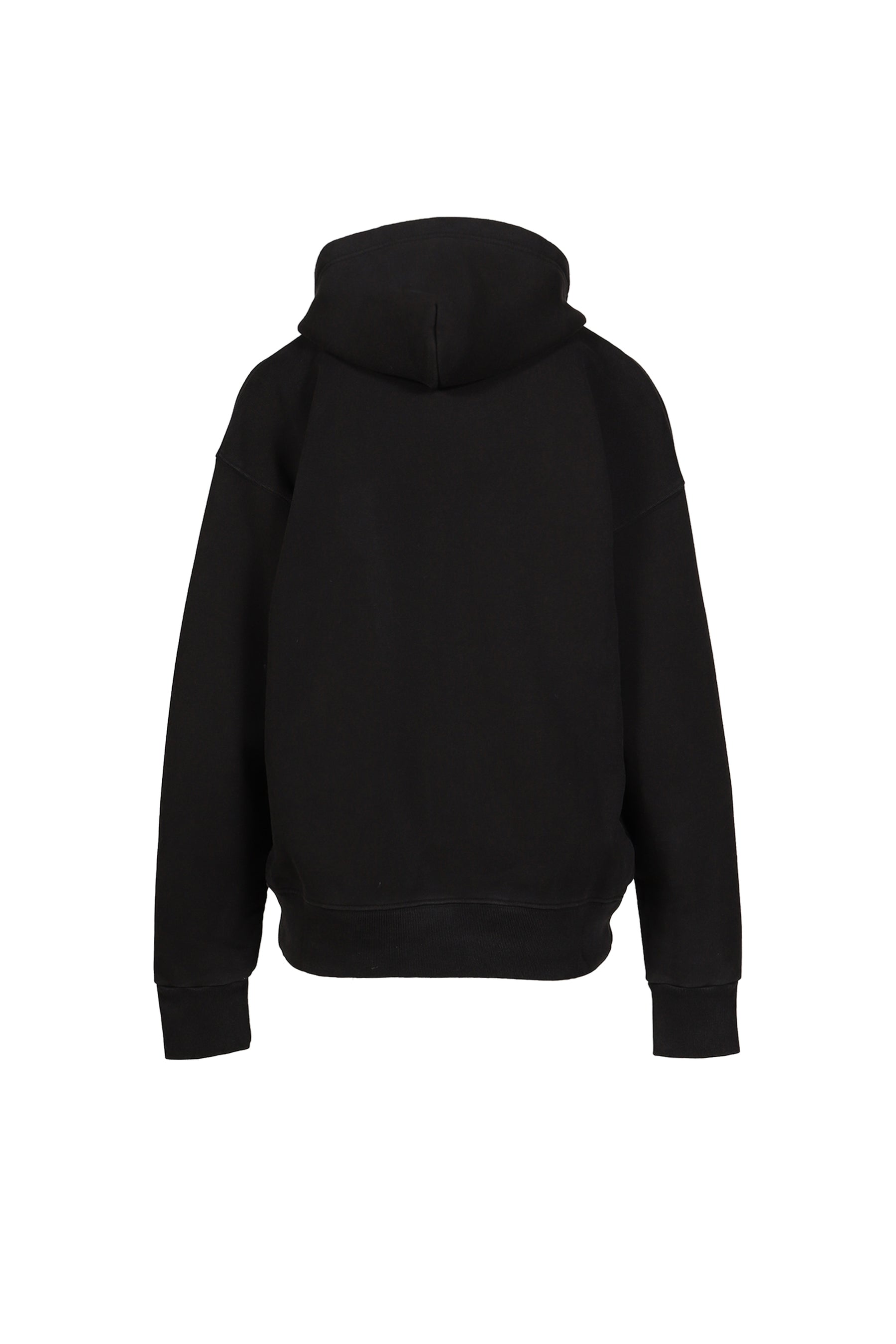 TROMPE L'OEIL ZIP HOODIE KNIT / BLK