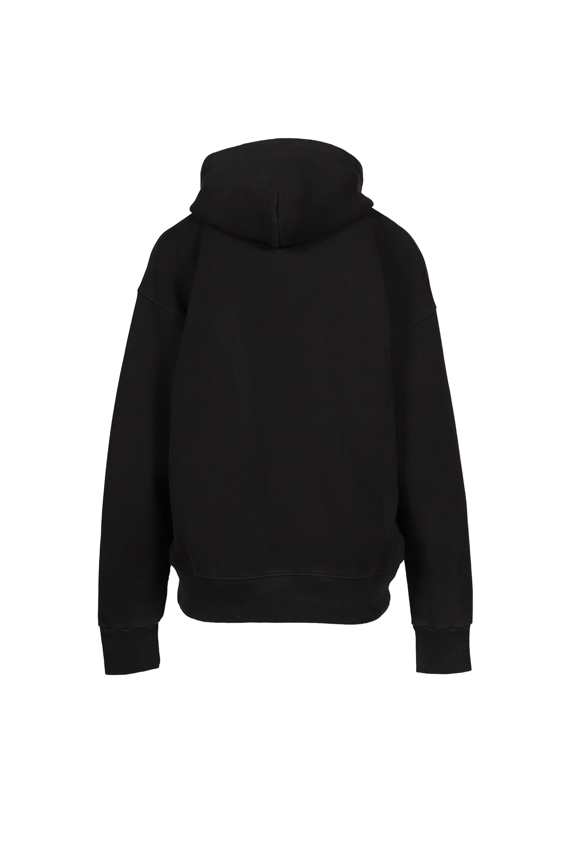 TROMPE L'OEIL ZIP HOODIE KNIT / BLK