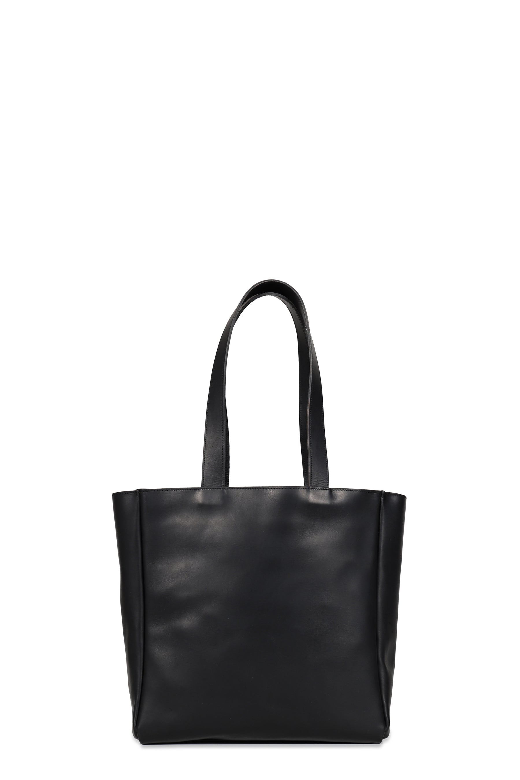 TOTE BAG / GUIDI VITELLO FIORE / BLK