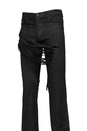 150 JEANS BLACK WAXED DENIM / BLK WAX