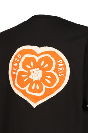 GOTS KENZO BOKE HEART OVERSIZE T-SHIRT / BLK