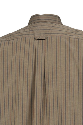 MOLETTO OVERSHIRT / PIN STRIPE FANGO