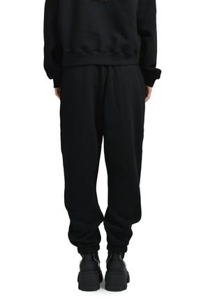 ESSENTIAL TERRY CLASSIC SWEATPANT PUFF PAINT LOGO / BLK 