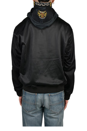 HOOD CAP TRACK JACKET / BLK BLK