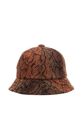 Needles FW23 BERMUDA HAT - POLY JQ. / PYTHON -NUBIAN