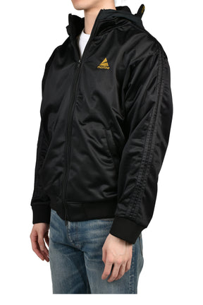 HOOD CAP TRACK JACKET / BLK BLK