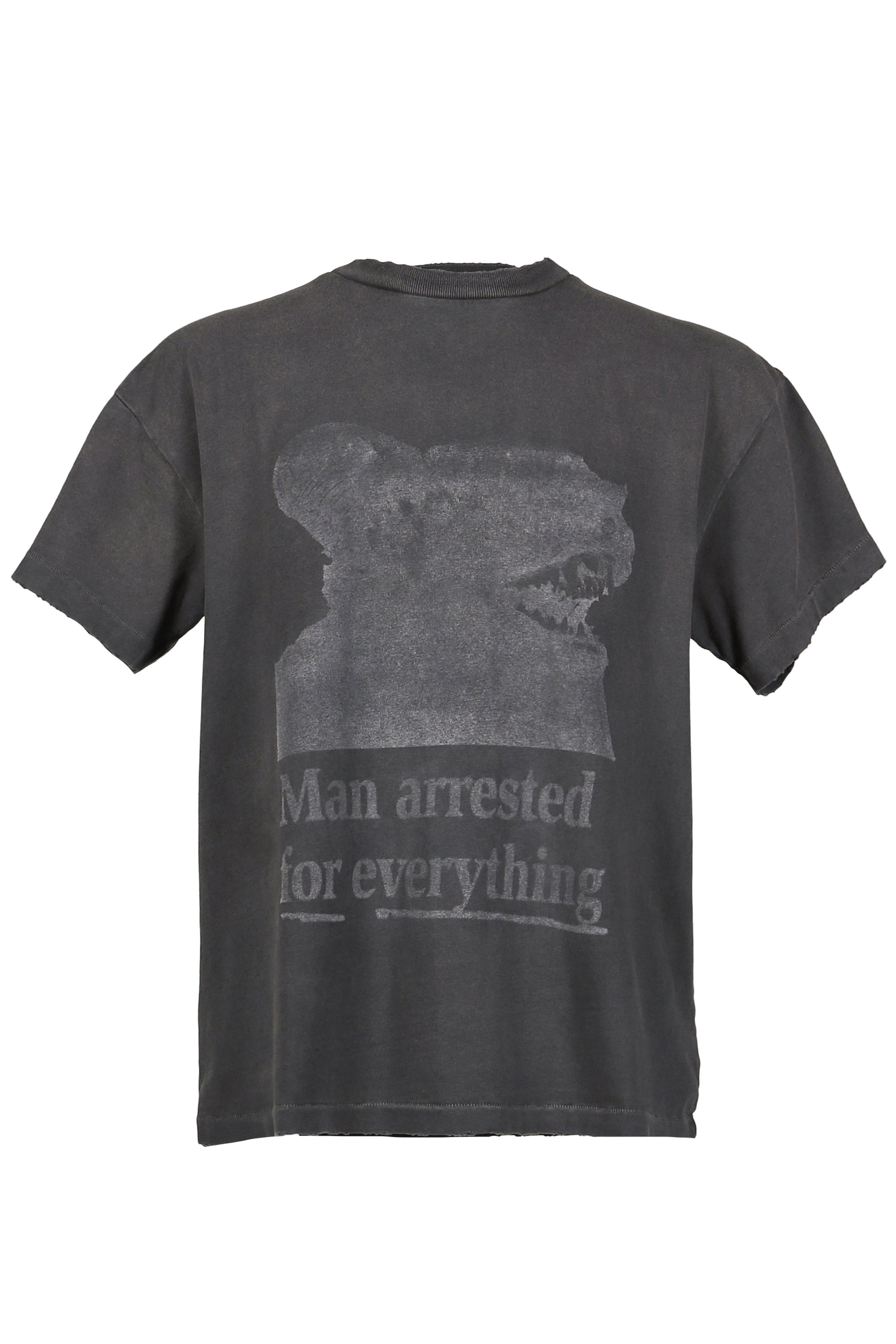 MAN ARRESTED TEE / BLK