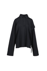 POLO LONGLSEEVE / BLK