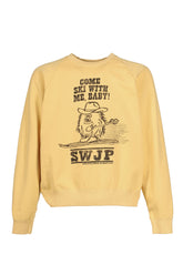 "MOSS BOY SKI" CREWNECK SWEATSHIRT / YEL