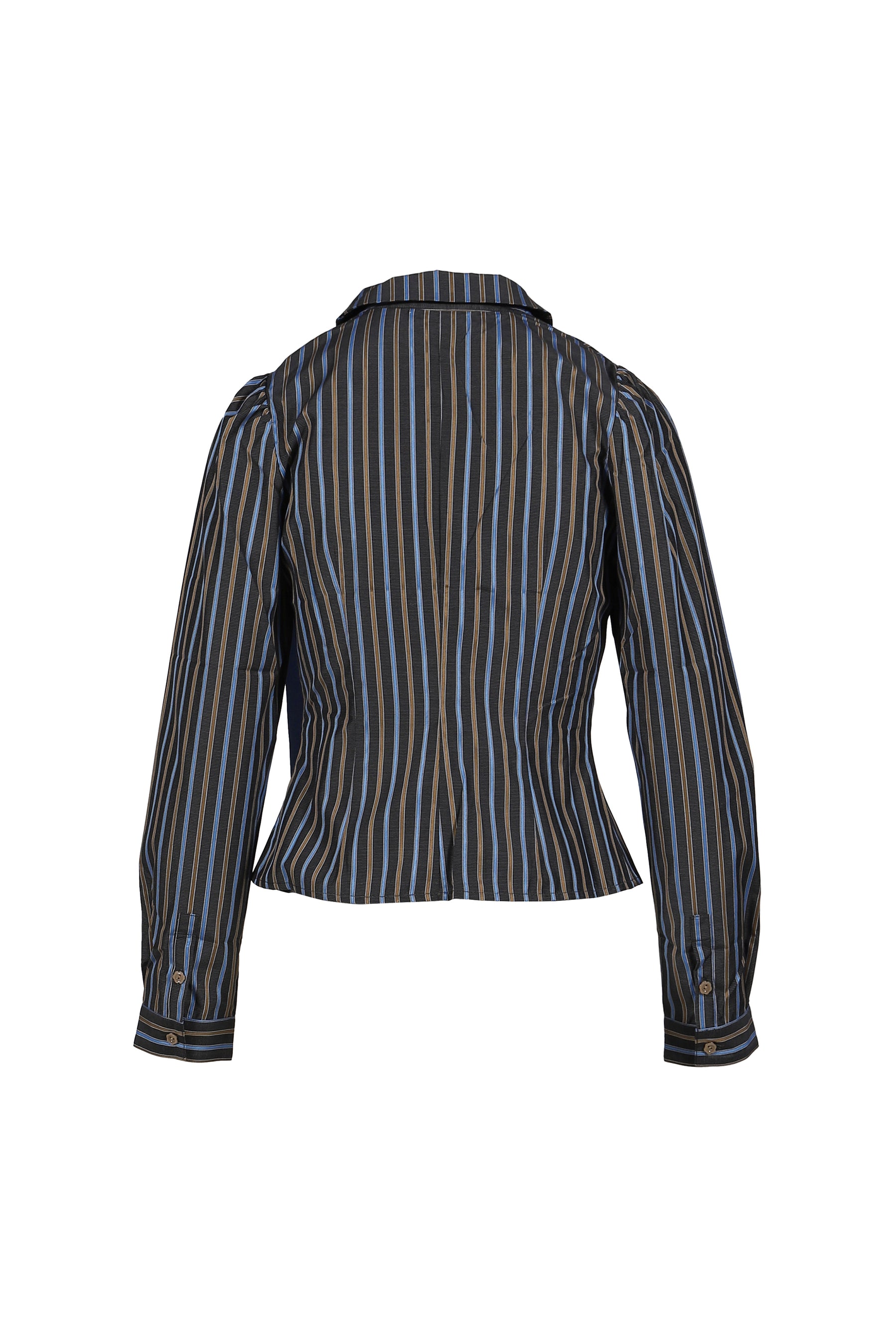 HELLO KITTY SHIRT / DARK BLUE STRIPES