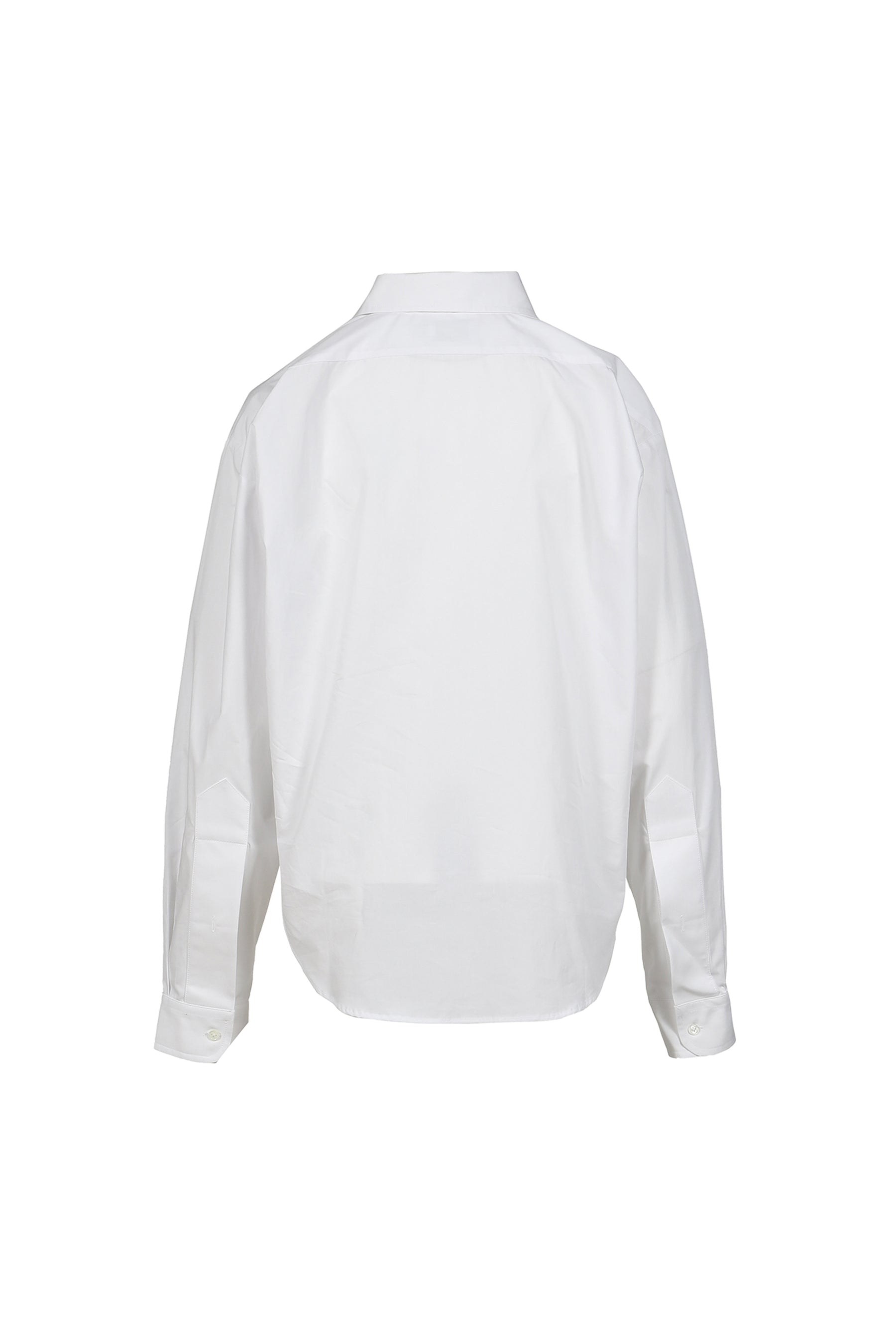 TROMPE L'OEIL BUTTON DOWN SHIRT WOVEN / WHT