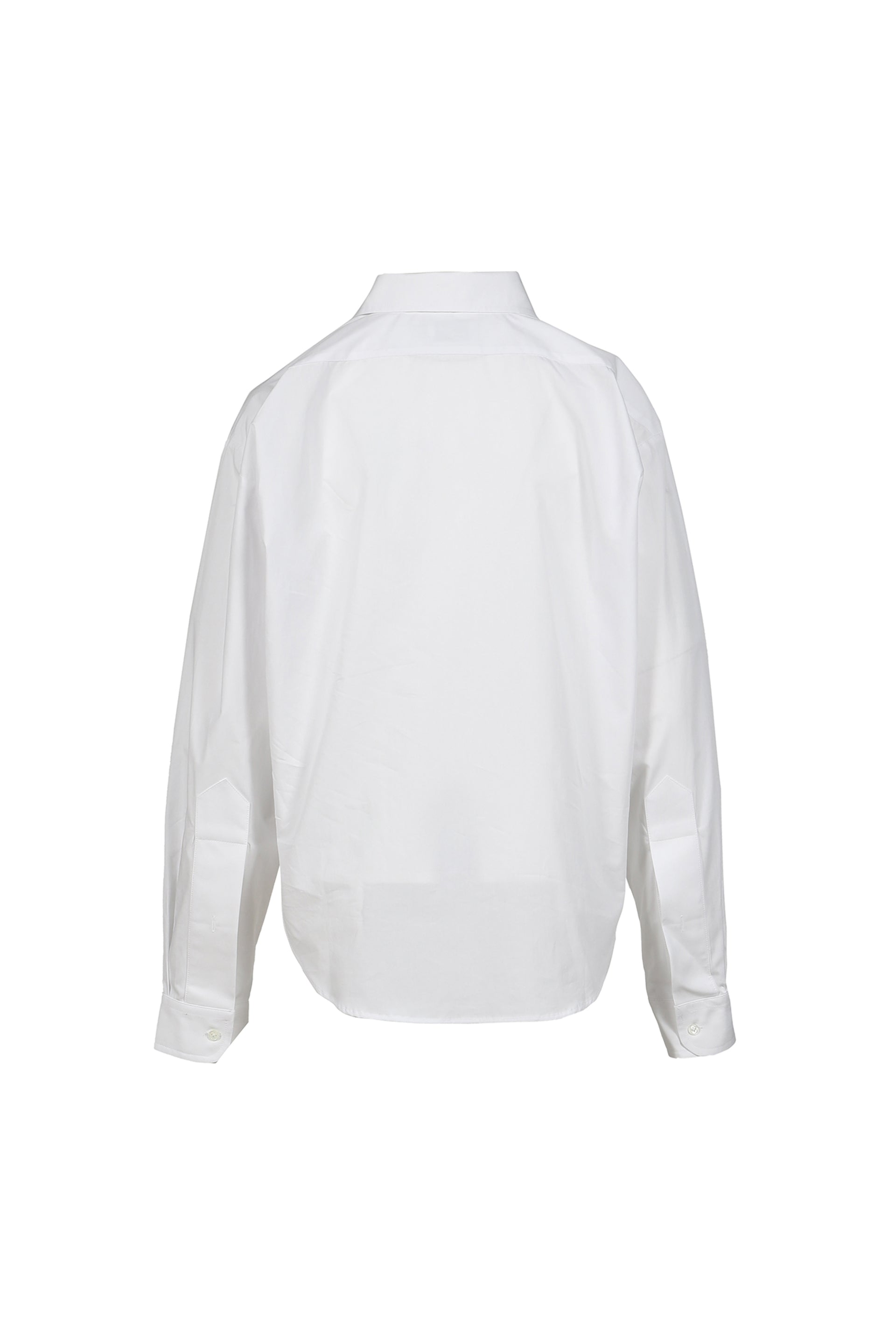 TROMPE L'OEIL BUTTON DOWN SHIRT WOVEN / WHT