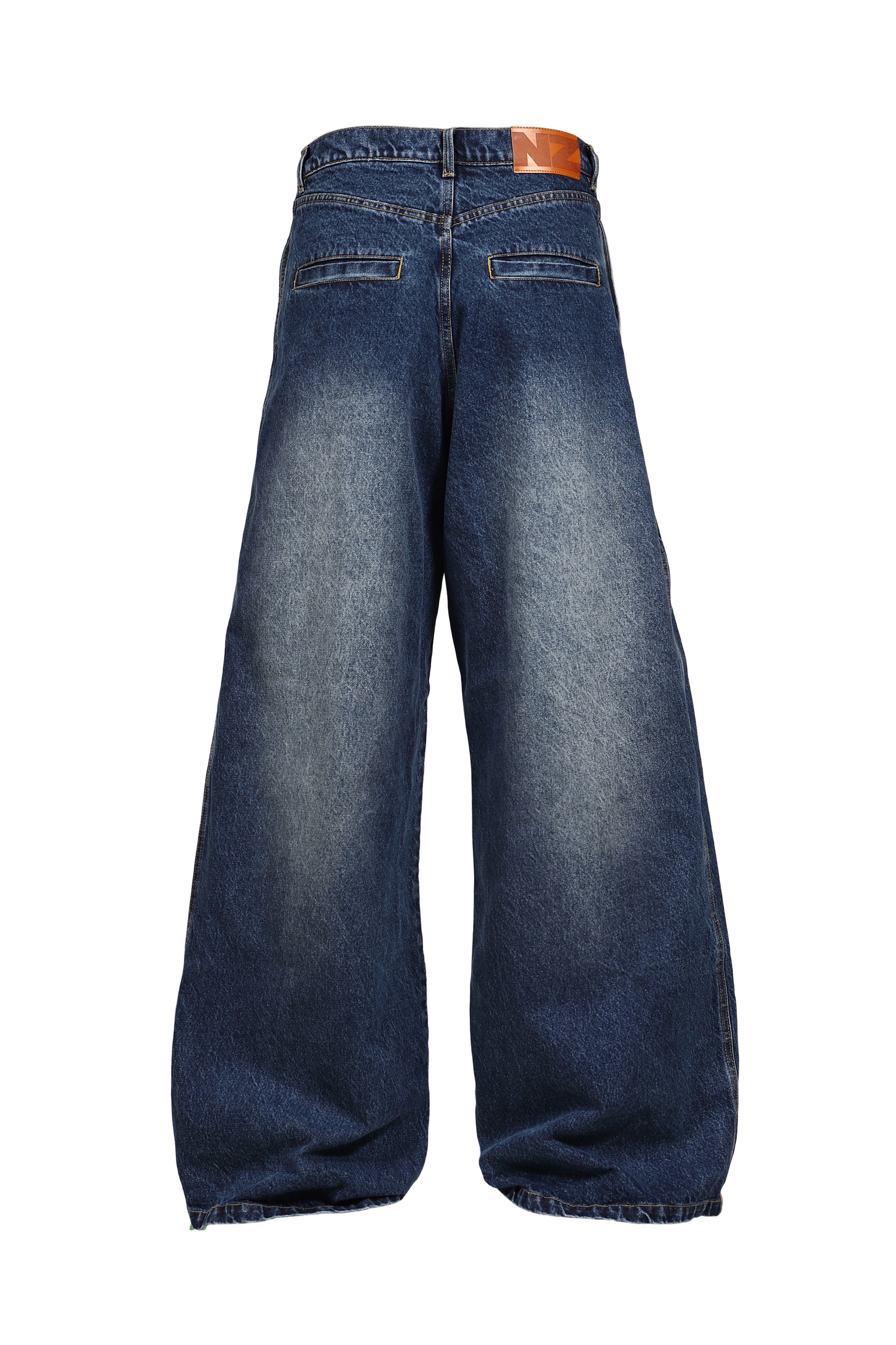 PLEATED JEANS / DENIM DARK WASH