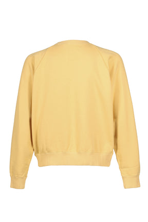 "MOSS BOY SKI" CREWNECK SWEATSHIRT / YEL
