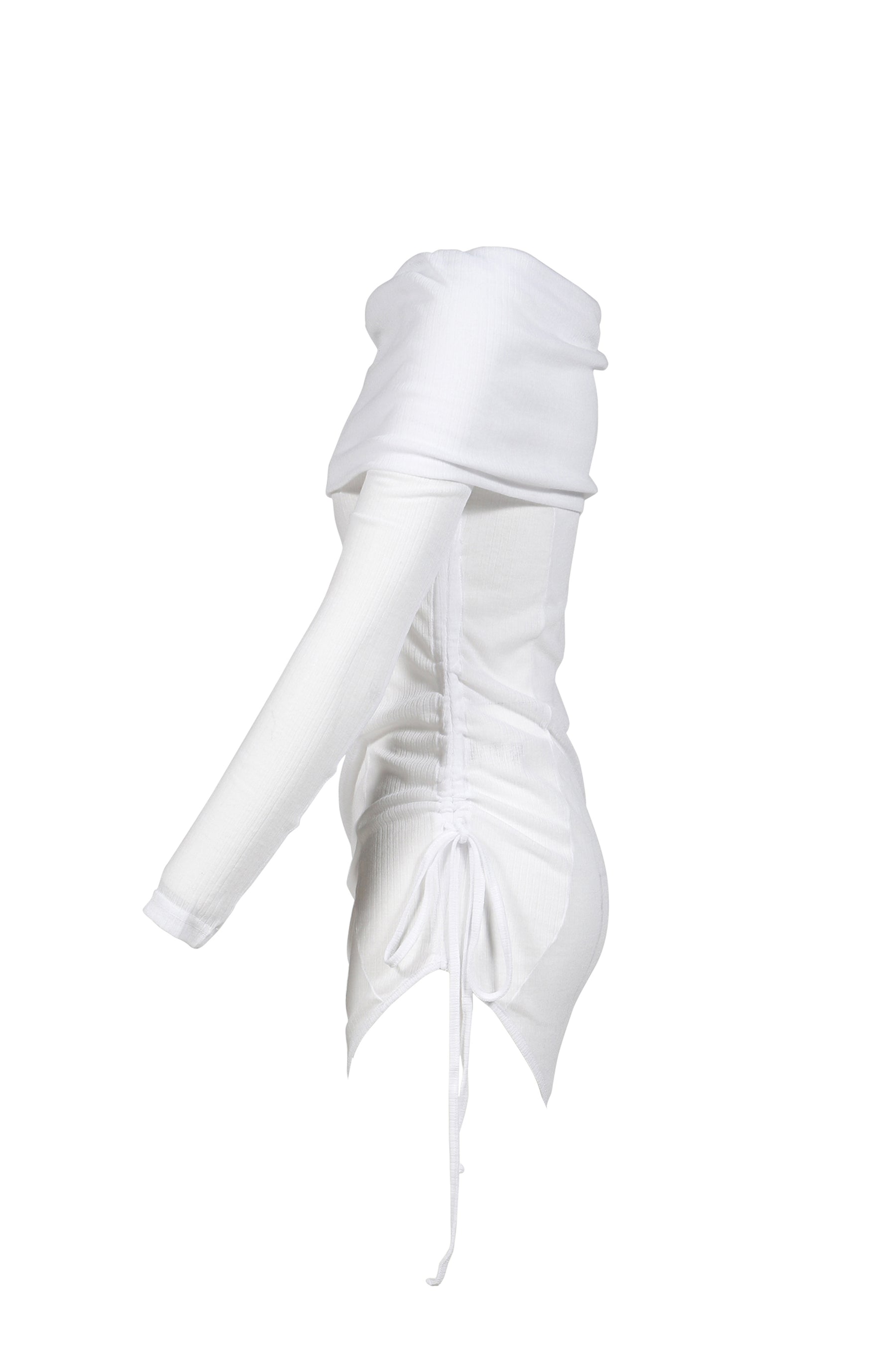 TWO-WAY OFFSHOULDER TOP / WHT