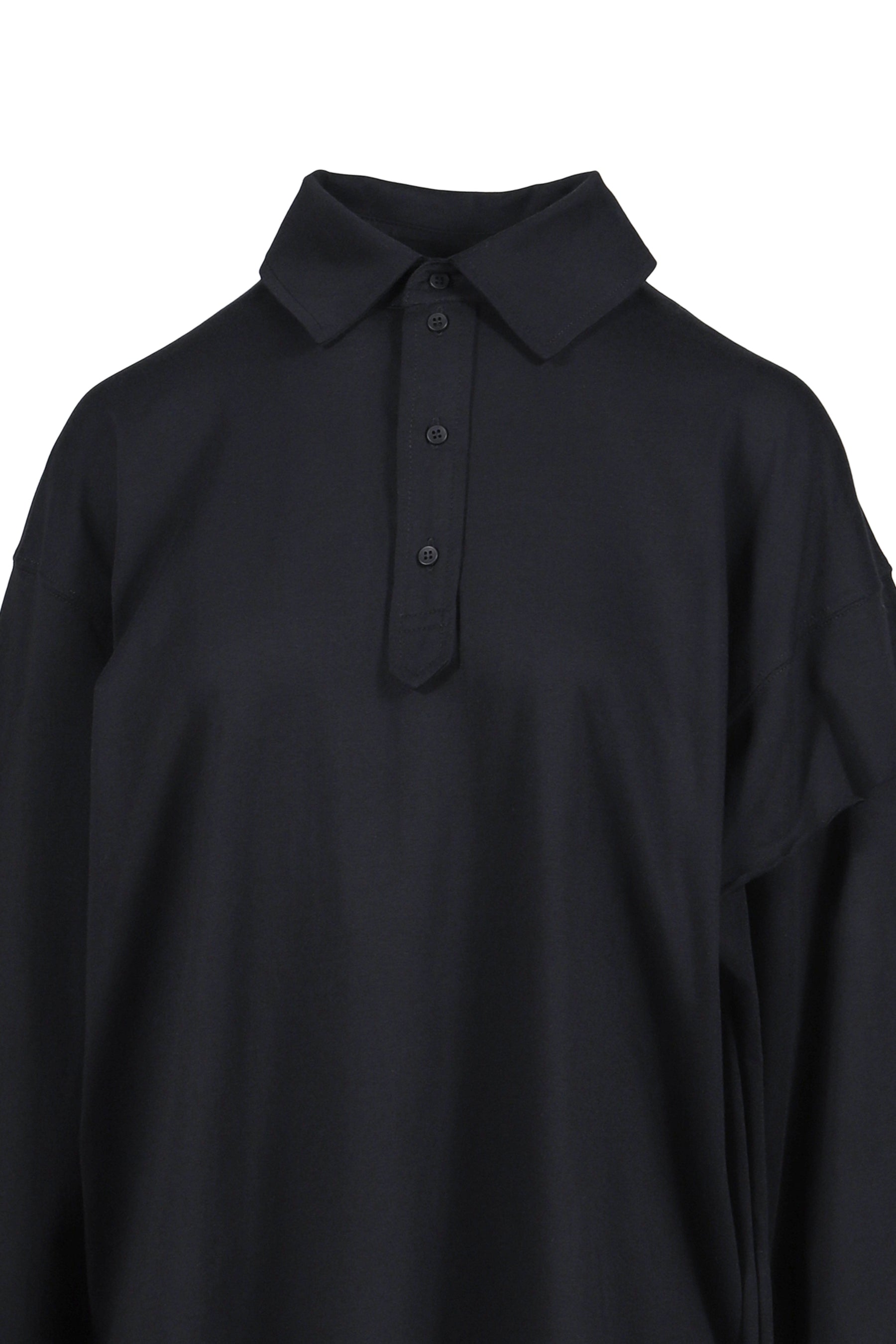 POLO LONGLSEEVE / BLK