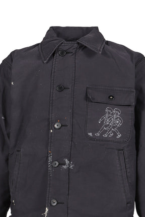 STUDY FOR (A PORTRAIT) N35 JACKET / FADED BLK