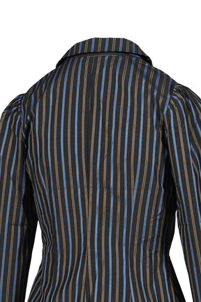 HELLO KITTY SHIRT / DARK BLUE STRIPES