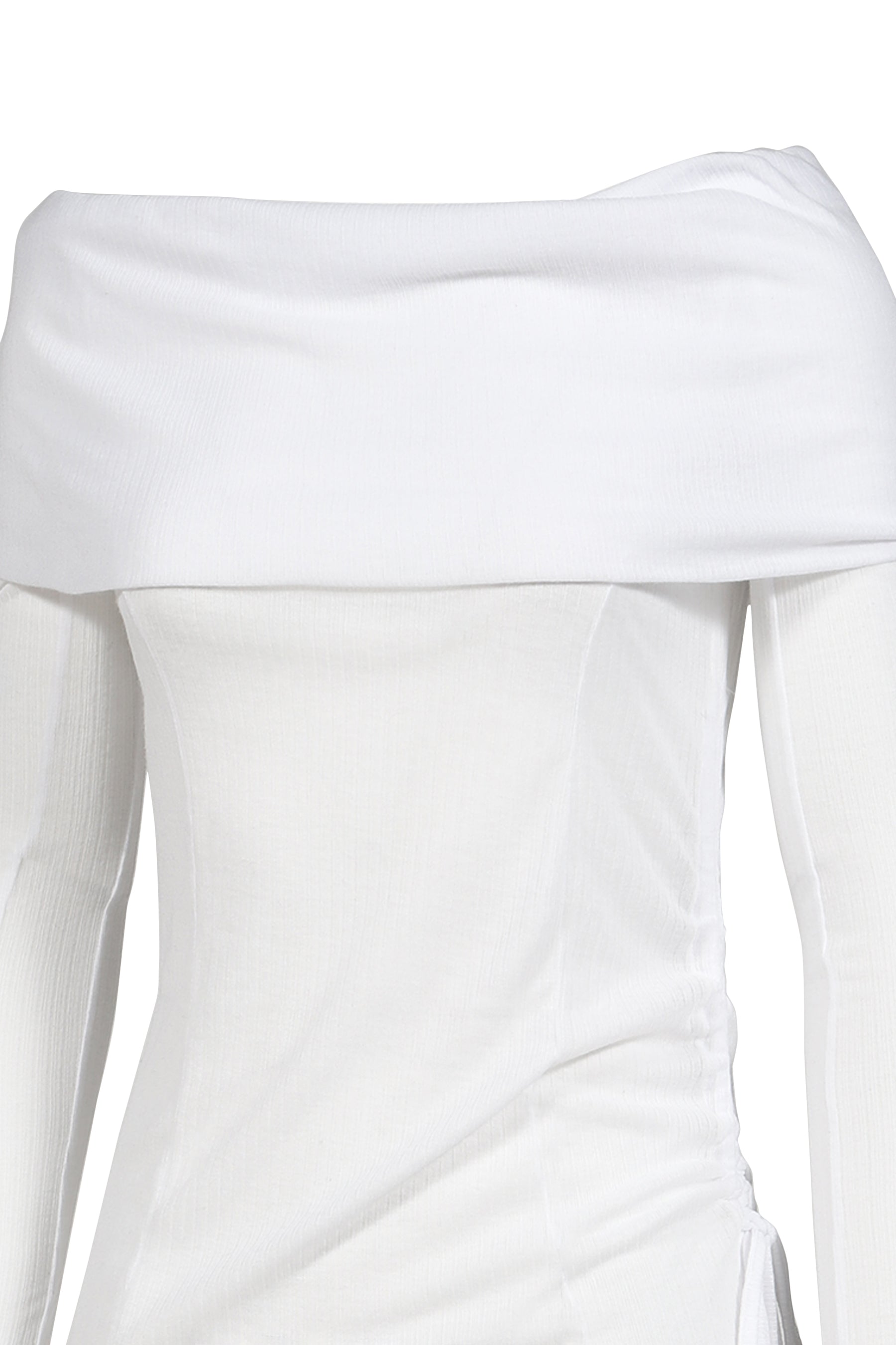 TWO-WAY OFFSHOULDER TOP / WHT