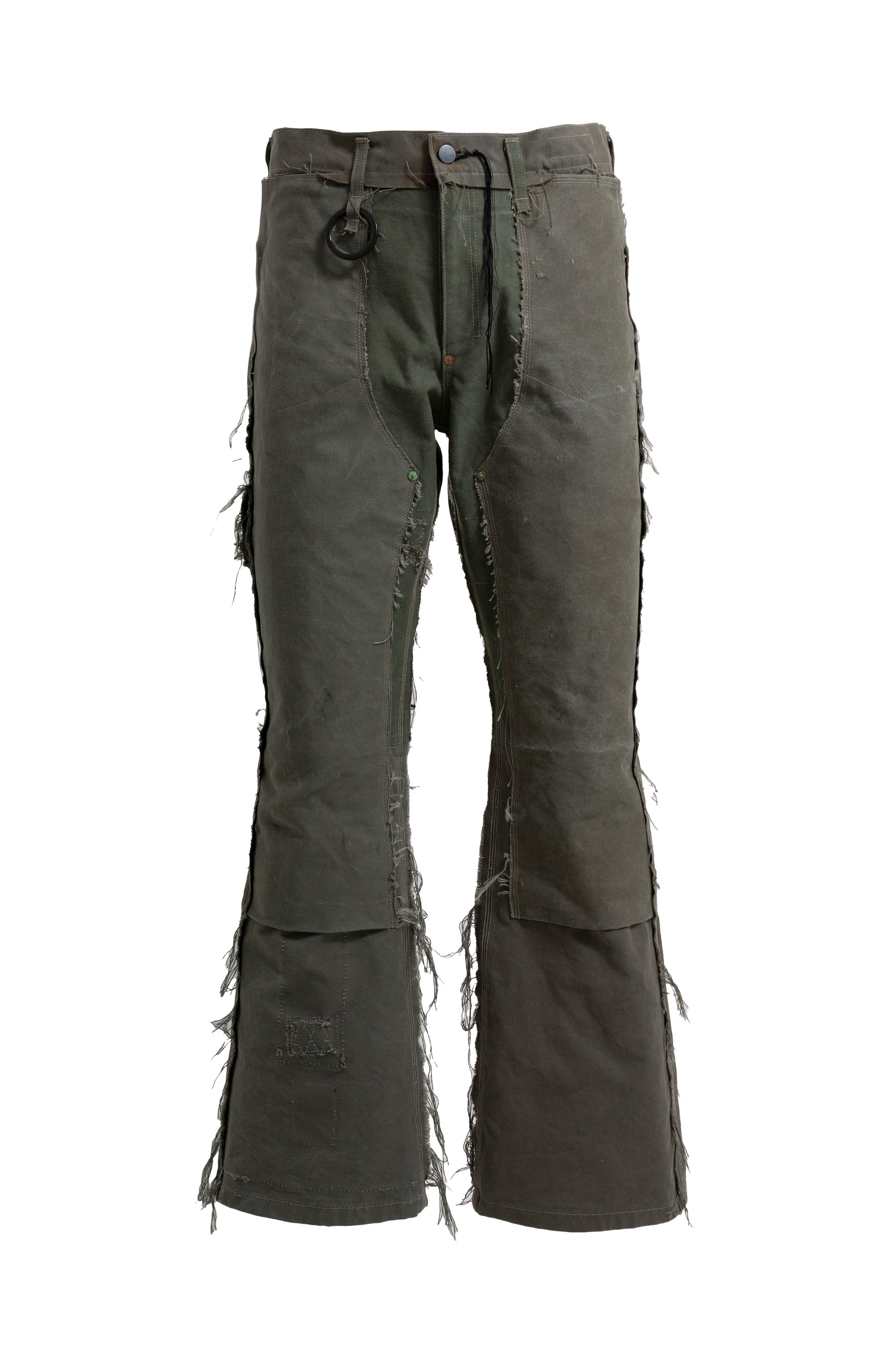 SLASH SEAM DOUBLE KNEE PANTS / KHA