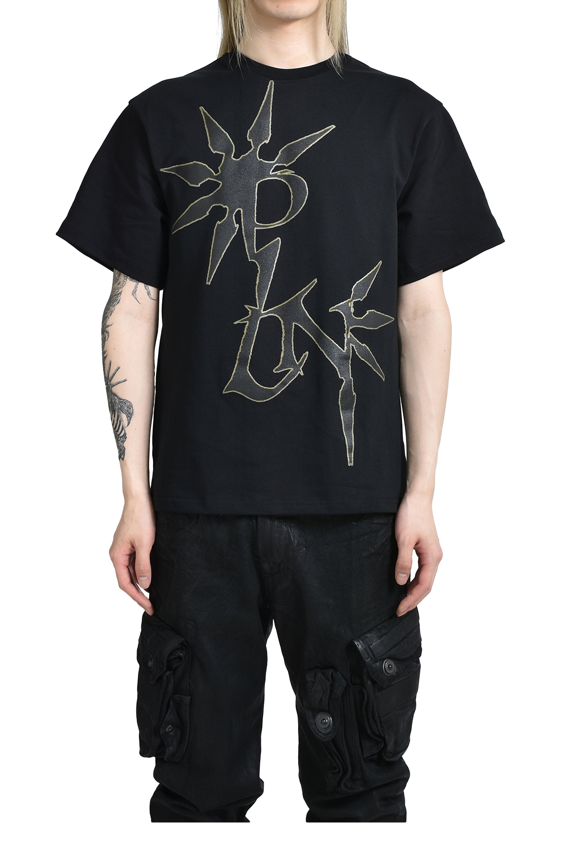 P.L.N. LOGO T-SHIRT / BLK