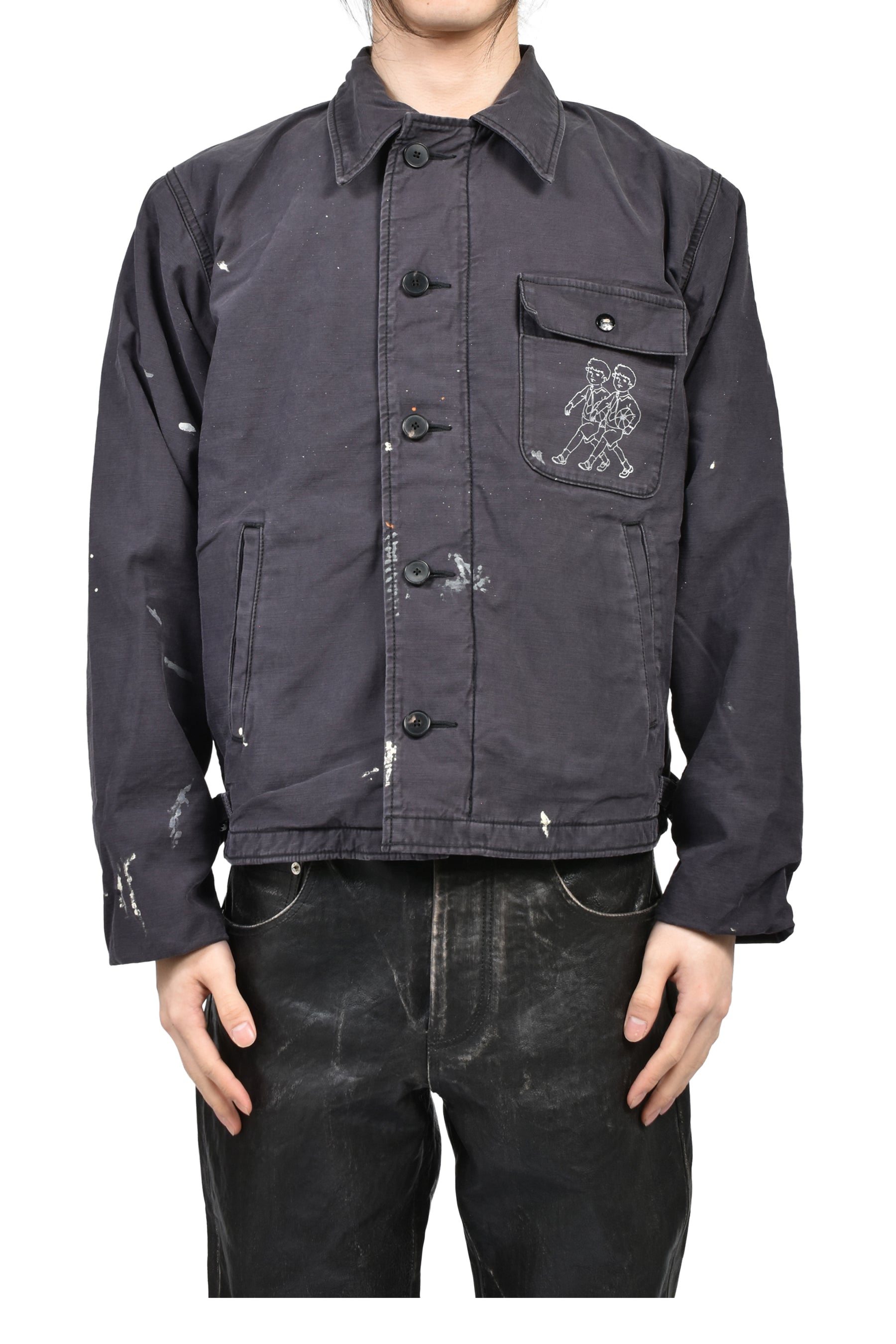 STUDY FOR (A PORTRAIT) N35 JACKET / FADED BLK