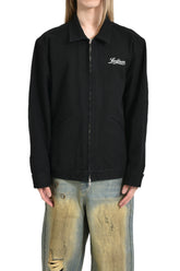 DUCK DRIZZLER JACKET W/ BACK PRINT / BLK