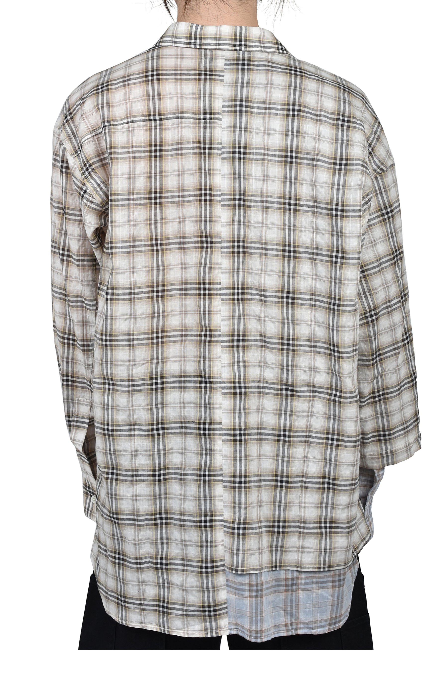 WIZZARD ウィザード SS26 DOCKING FLIP SHIRT / BEI CHECK - NUBIAN