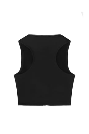 OBOVATE JERSEY TOP / BLK