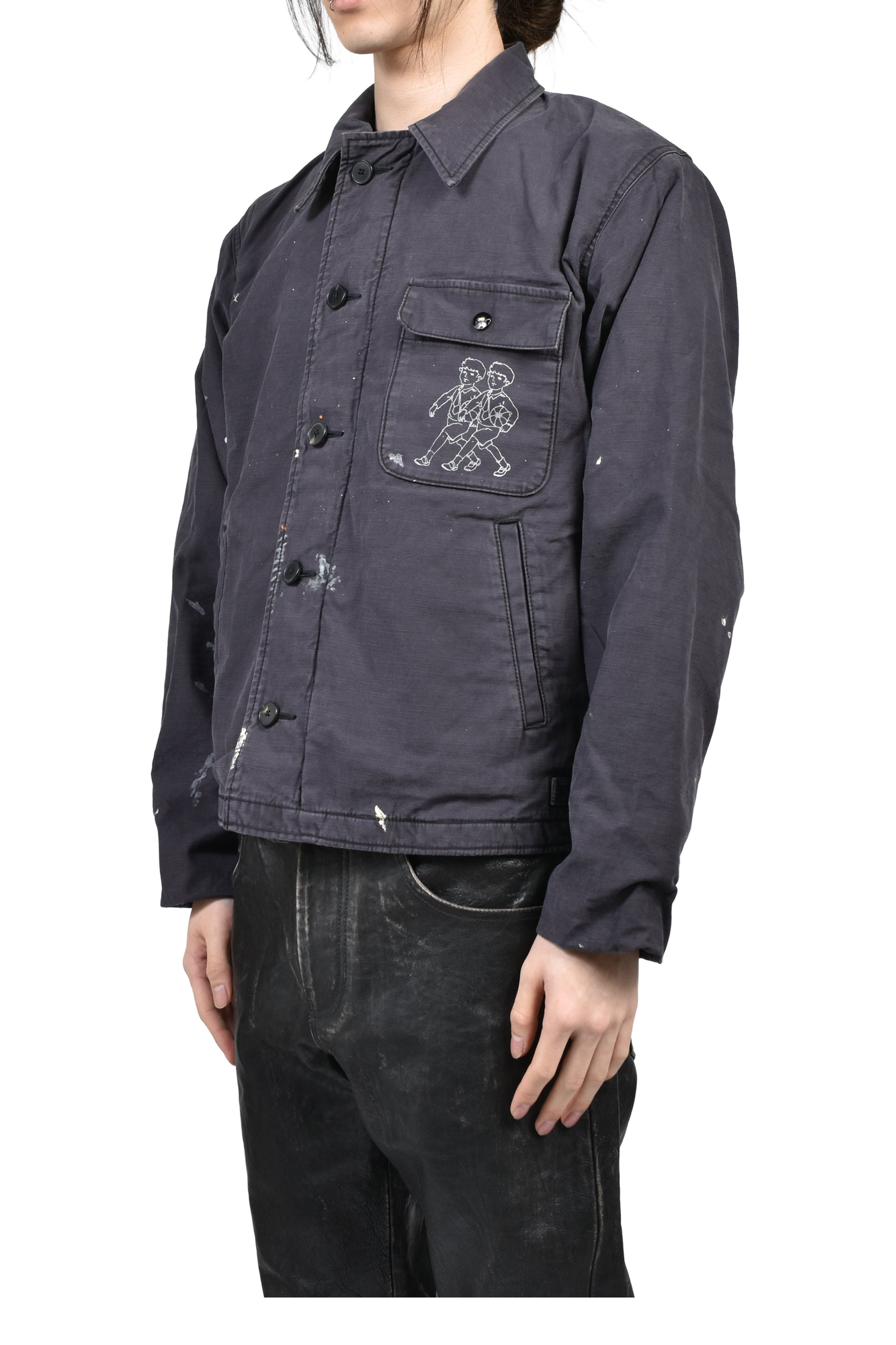STUDY FOR (A PORTRAIT) N35 JACKET / FADED BLK