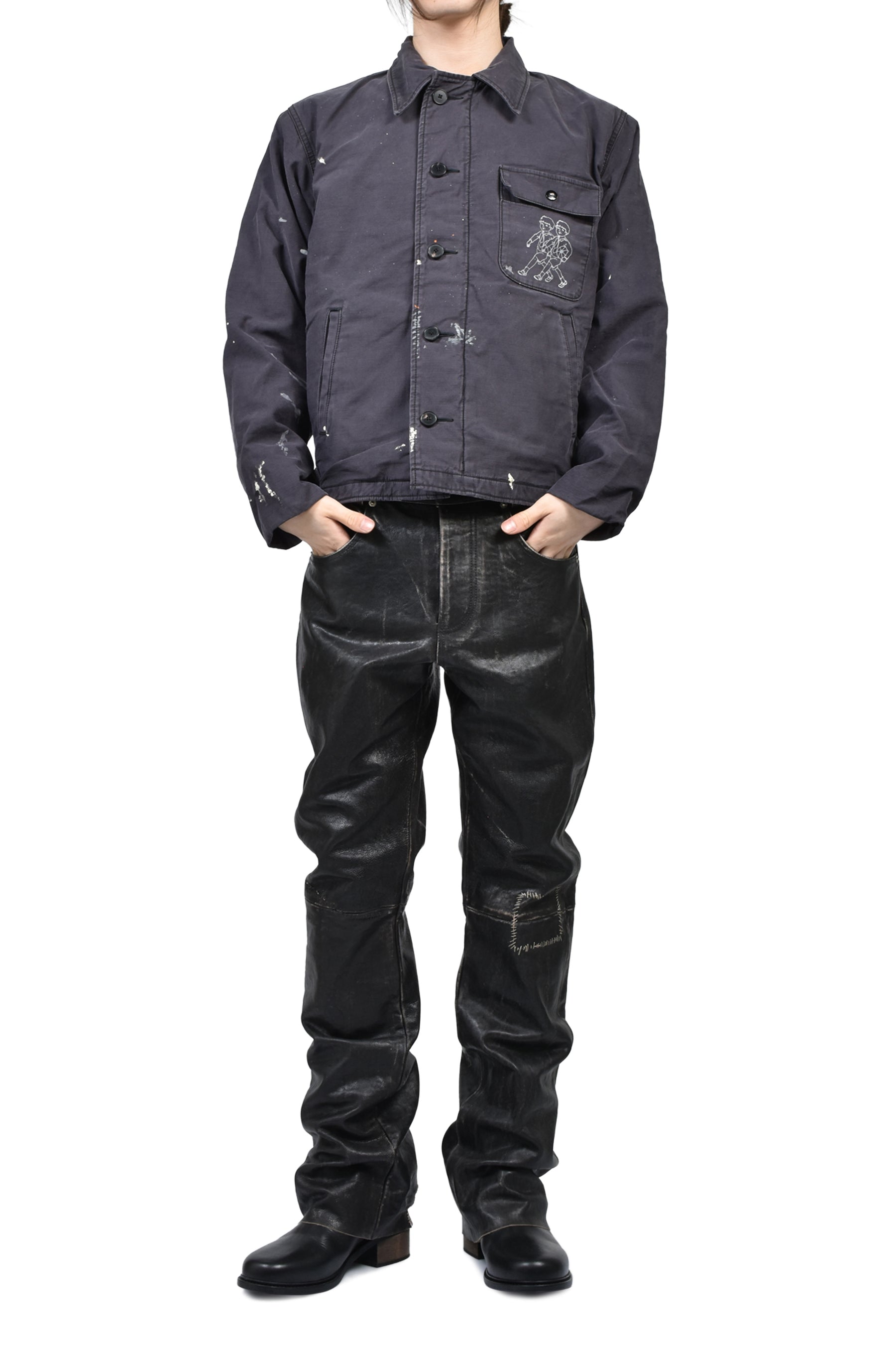 STUDY FOR (A PORTRAIT) N35 JACKET / FADED BLK