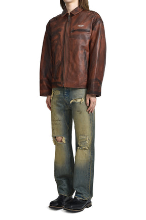 VINTAGE LEATHER JACKET / BRW