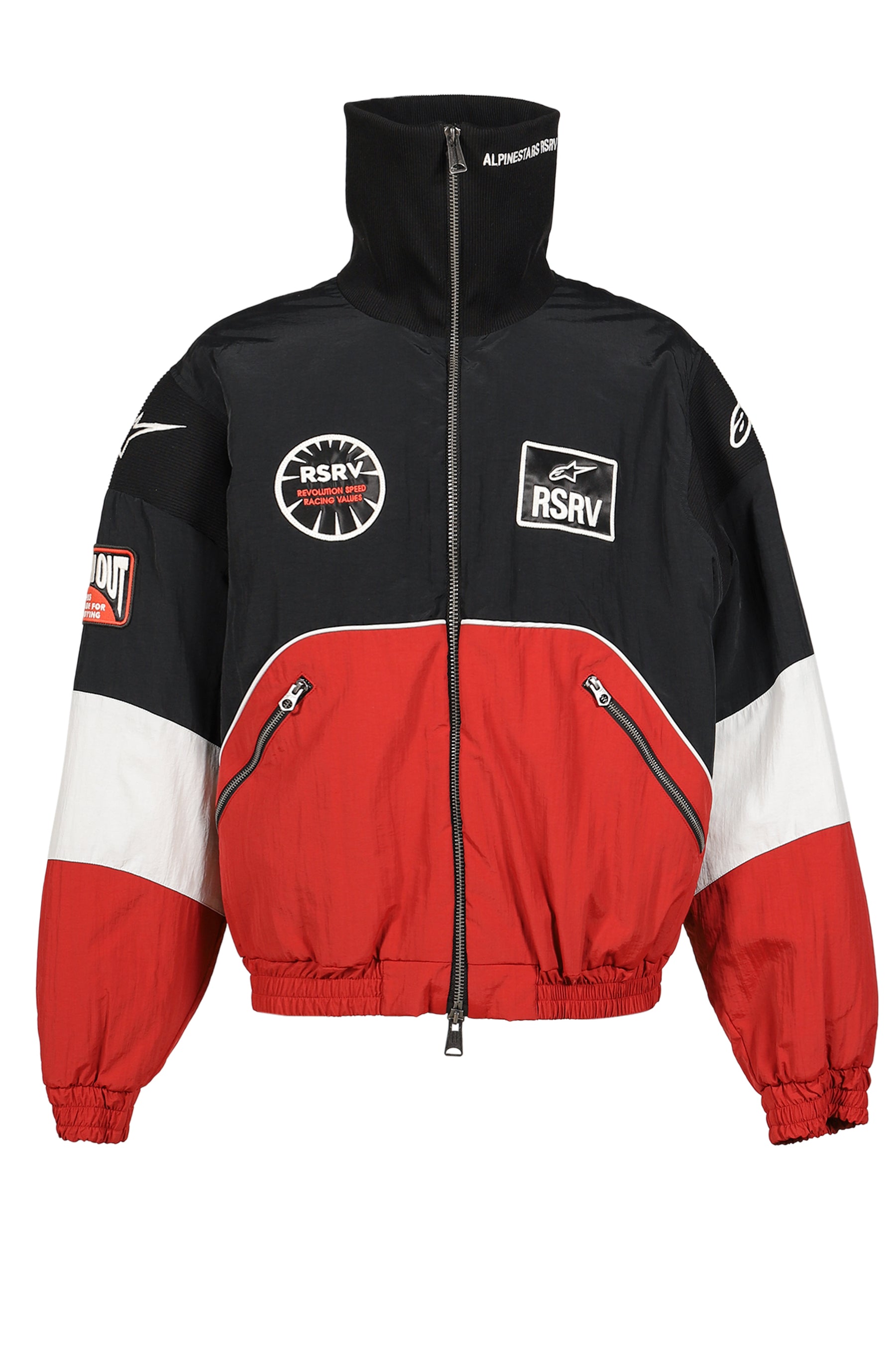 MEMORIES PADDED JACKET / BLKRED