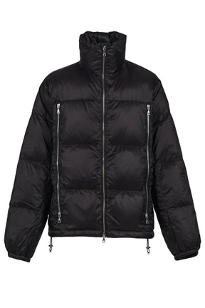 4-ZIP PUFFER JACKET / BLK