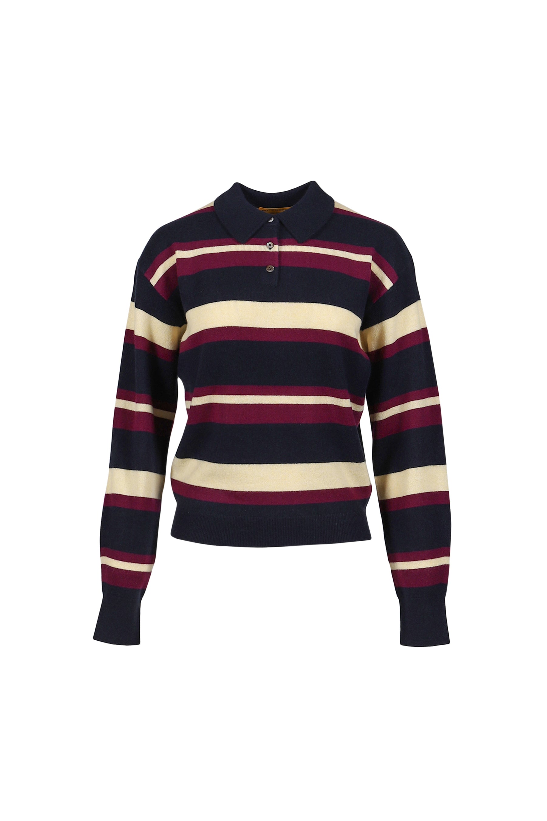 COLLEGIATE STRIPE POLO / MIDNIGHT COMBO
