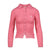 Lapel Fitted Cardigan / Pink