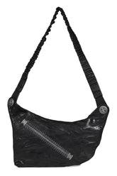 PASSAGER CROSSBODY LEATHER POUCH / NOIR