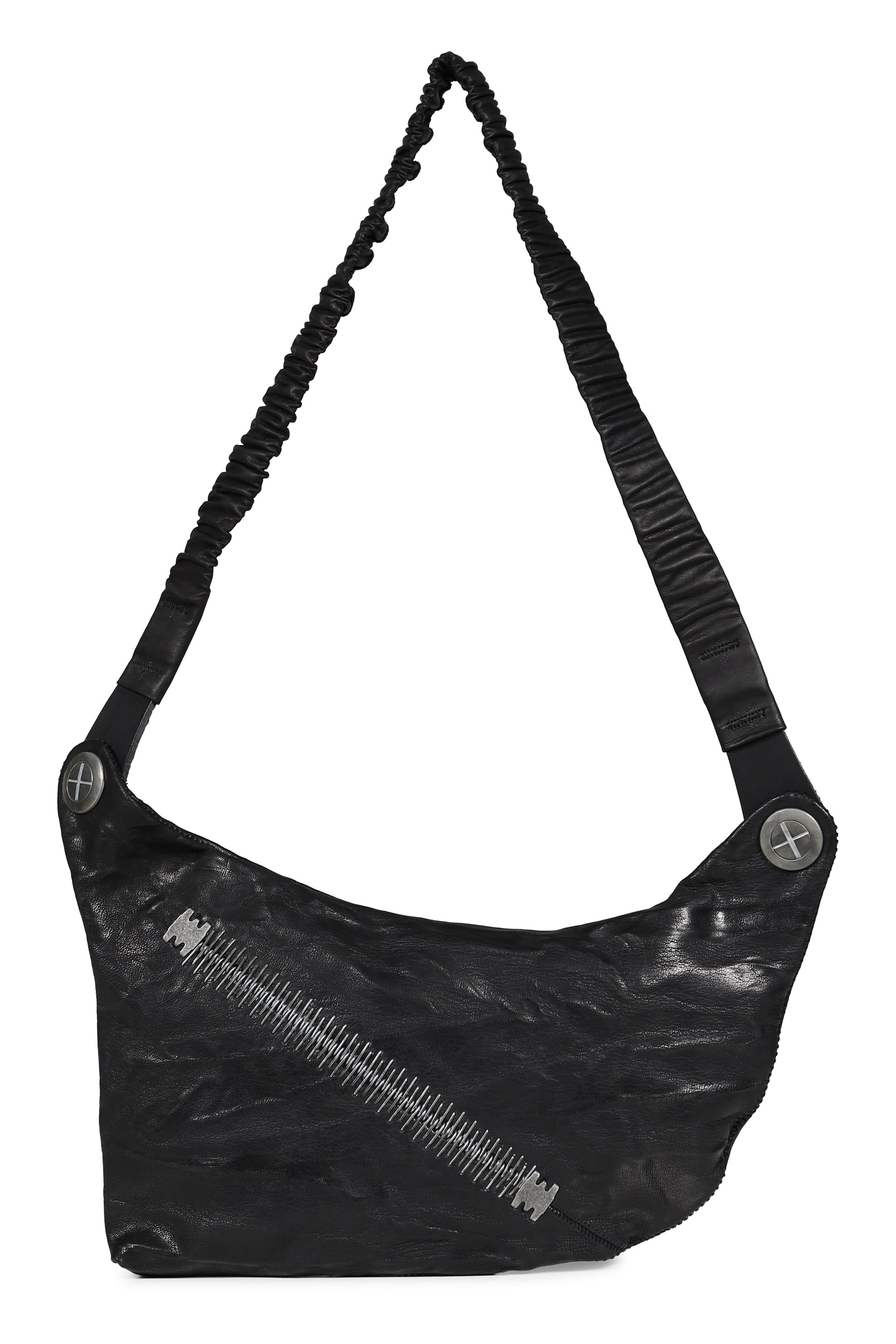 PASSAGER CROSSBODY LEATHER POUCH / NOIR