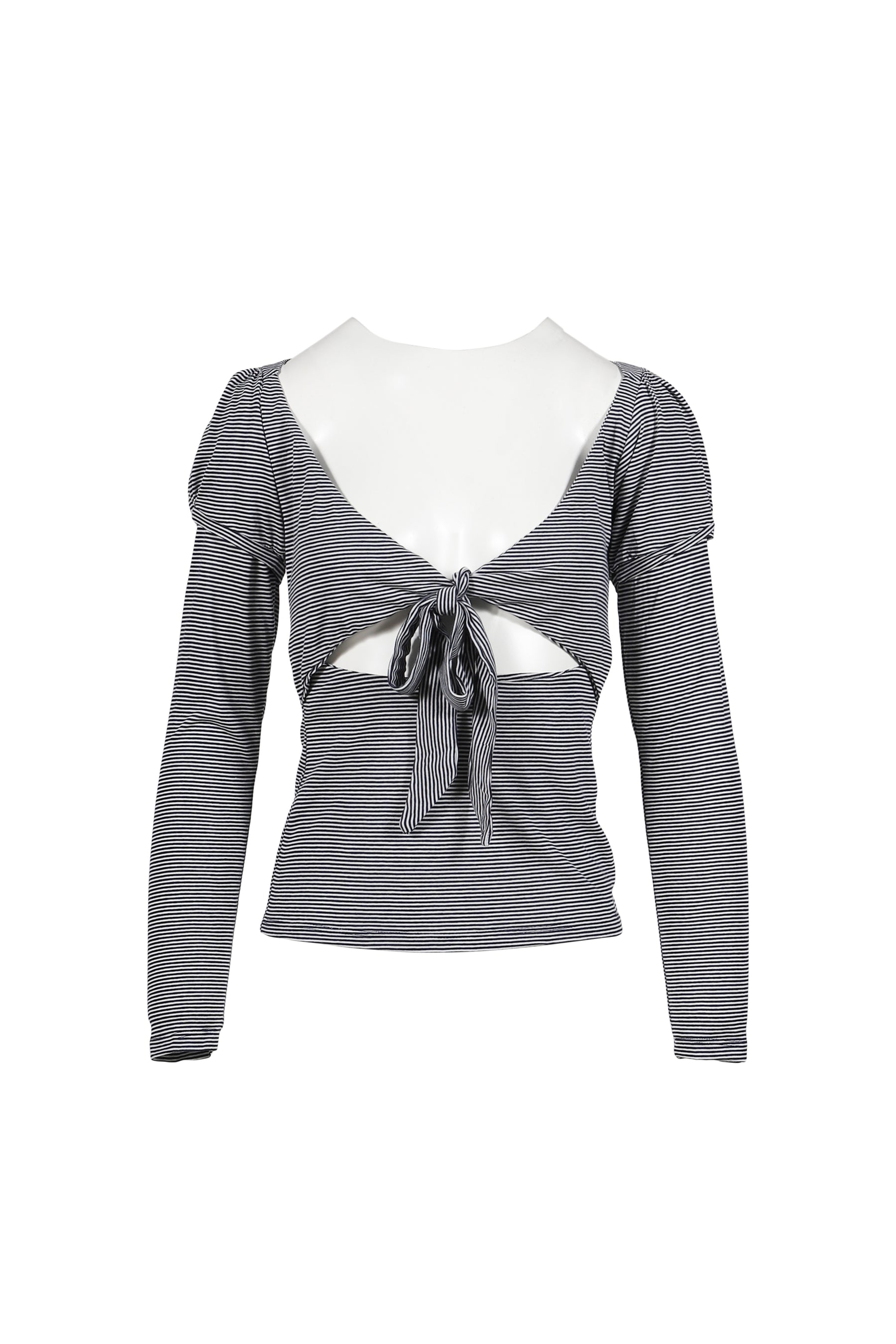 BYE BYE BABY TOP / NVY STRIPES 