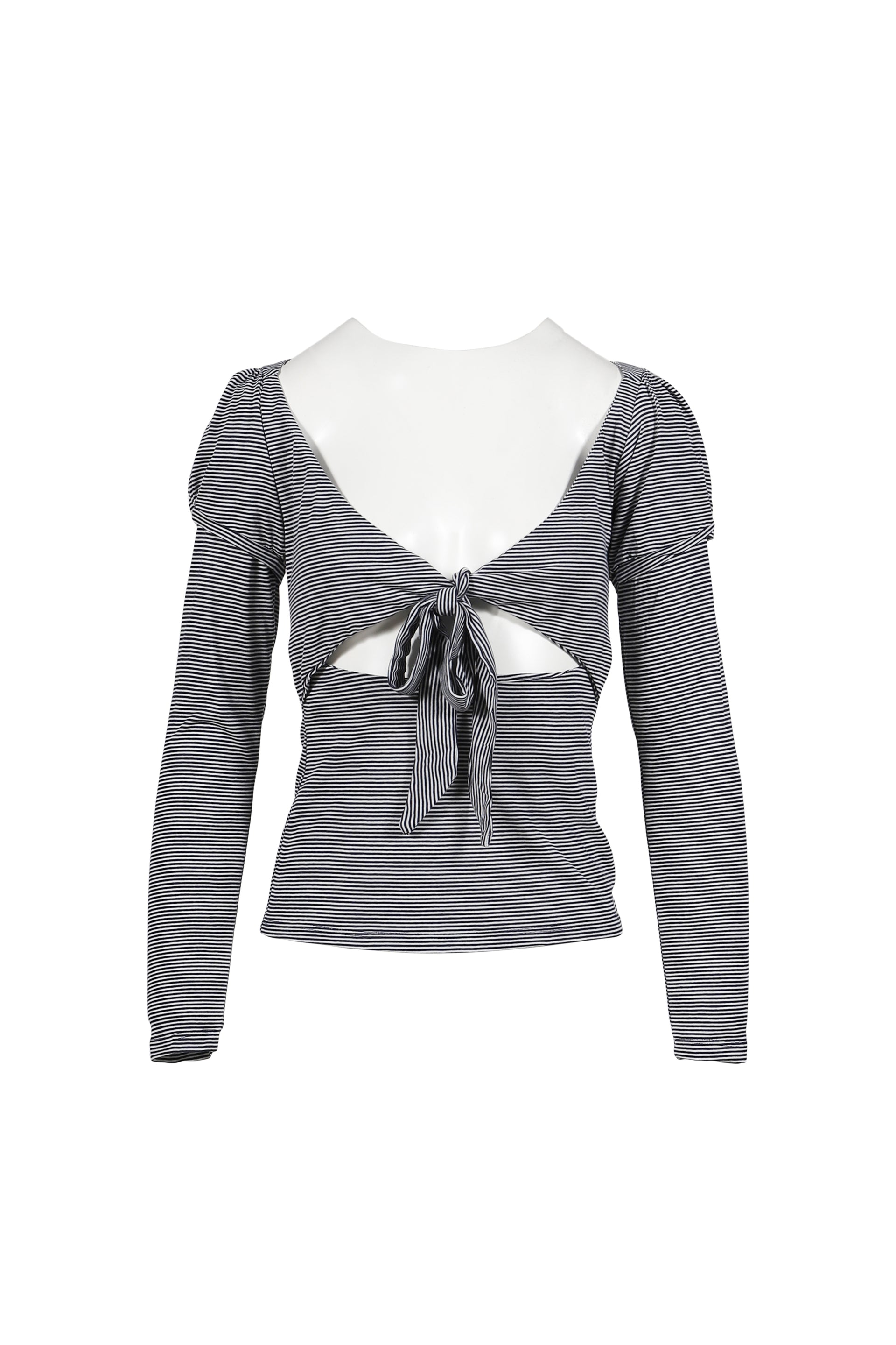 BYE BYE BABY TOP / NVY STRIPES